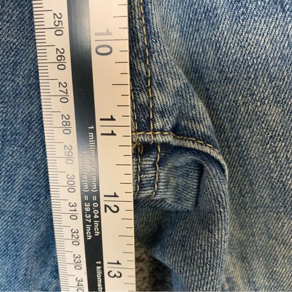 Toteme Twisted Seam High Rise Cropped Ankle Soft 100% Cotton Denim 25/25 Luxury - Picture 10 of 16